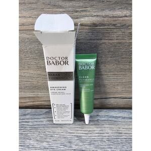 Babor Clean formance Awakening Eye Cream Full Size .5oz/15ml